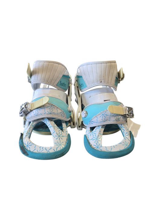 Vist Large View of Product Image Which is Used Burton STILETTO Womens Binding Only White MD
