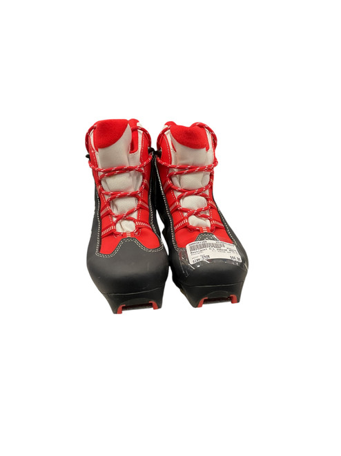 Vist Large View of Product Image Which is Used Rossignol X-1 JUNIOR NNN SZ 37 Womens NNN XC Ski Boots Red W 06 / JR 04-04.5