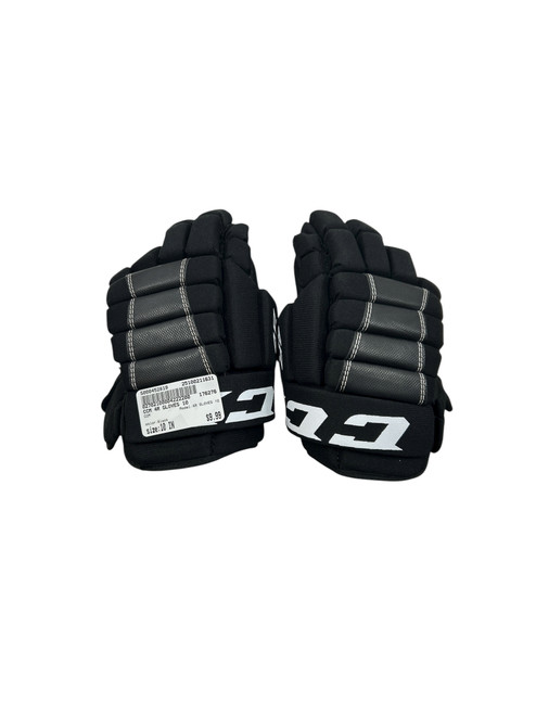 Vist Large View of Product Image Which is Used CCM 4R GLOVES 10 Youth Gloves Black 10"