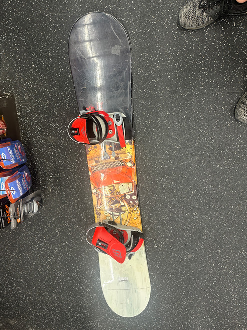Vist Large View of Product Image Which is Used Forum LINE Mens Board/Bindings Red 159 cm