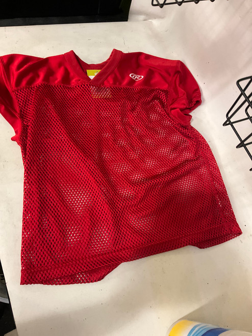 Vist Large View of Product Image Which is Used Rawlings PRACITCE JERSEY YXL FB Top Youth Red XL