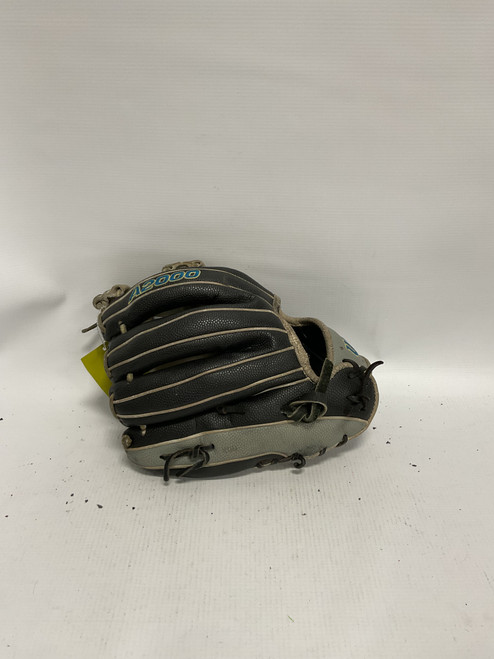 Vist Large View of Product Image Which is Used Wilson A2000 BB/SB Glove RH Throw Black And Grey 11 1/2"