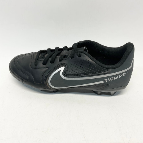 Vist Large View of Product Image Which is Used Nike TIEMPO Soccer Cleats Black Junior 03.5