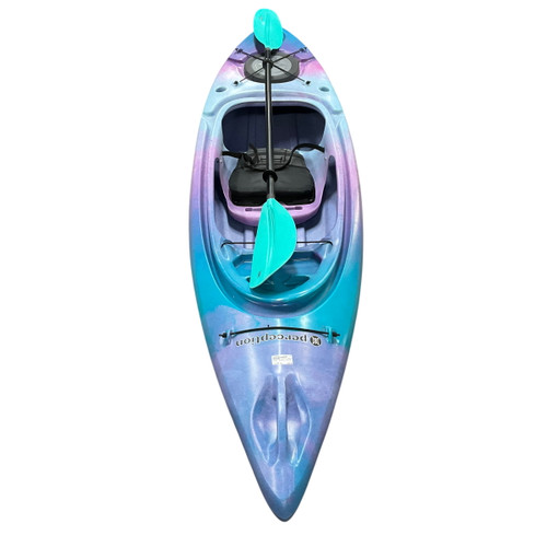 Vist Large View of Product Image Which is Used PERCEPTION SWIFTY DLX 9.5 Kayak Purple 9Ft 6In