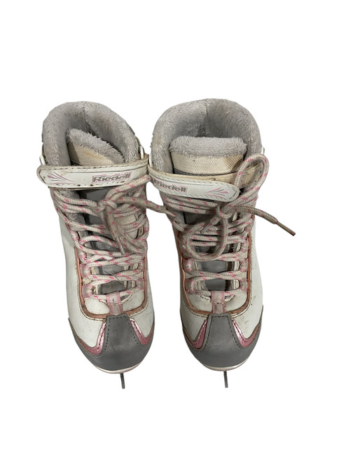 Vist Large View of Product Image Which is Used Riedell OTHER Girls Figure Skate White Junior 02
