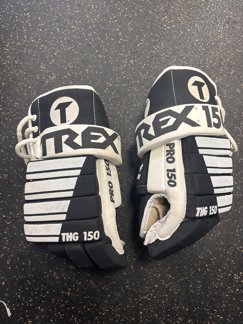 Vist Large View of Product Image Which is Used TREX PRO THG 150 Senior Gloves Black 15 1/2"