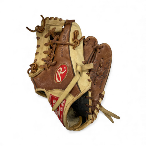 Vist Large View of Product Image Which is Used Rawlings GGE1150PT BB/SB Glove RH Throw Brown 11 1/2"
