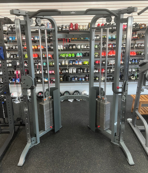 Vist Large View of Product Image Which is Used Xmark FUNCTIONAL TRAINER Home Gym No Plates