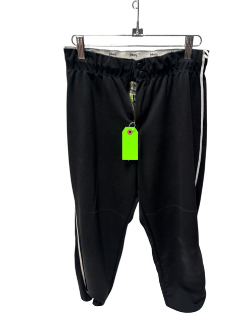 Vist Large View of Product Image Which is Used INTENSITY Lowrise Doubleknit N5300 Womens Piped Softball Pant Black / White LG