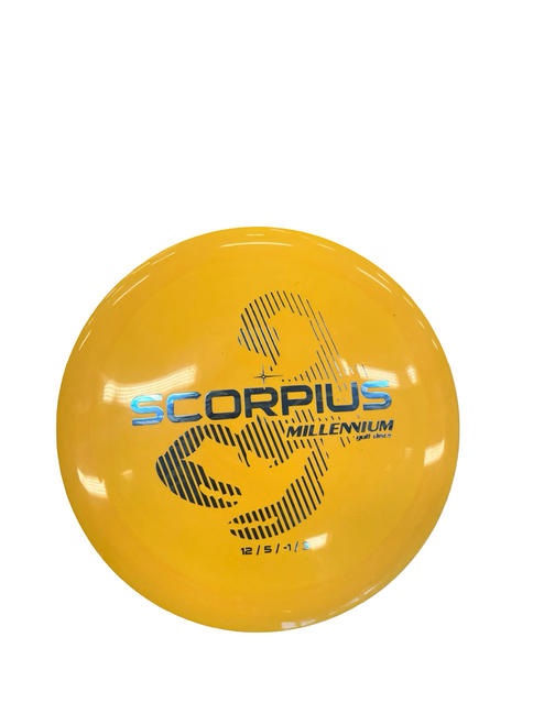 Vist Large View of Product Image Which is Used Millennium SCORPUS Disc Golf Driver Gold