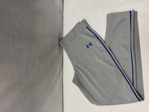 Vist Large View of Product Image Which is Used Under Armour YTH BASEBALL PANTS BB/SB Pant Boys Grey XL
