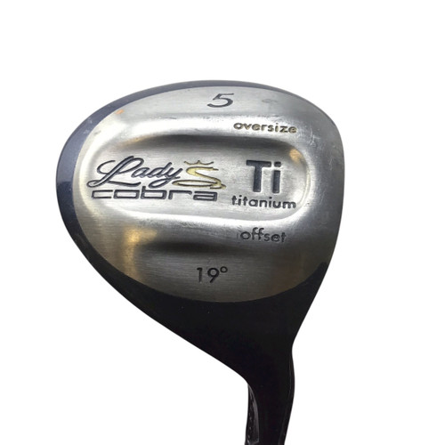 Vist Large View of Product Image Which is Used Cobra OVERSIZE TI Womens Fairway Wood RH 5 Wood