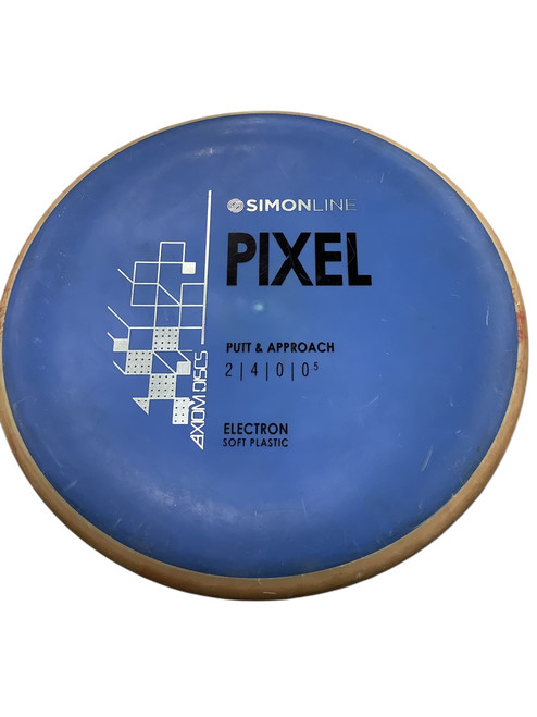 Vist Large View of Product Image Which is Used Axiom ELECTRON SIMONLINE PIXEL Disc Golf Putter Royal Blue