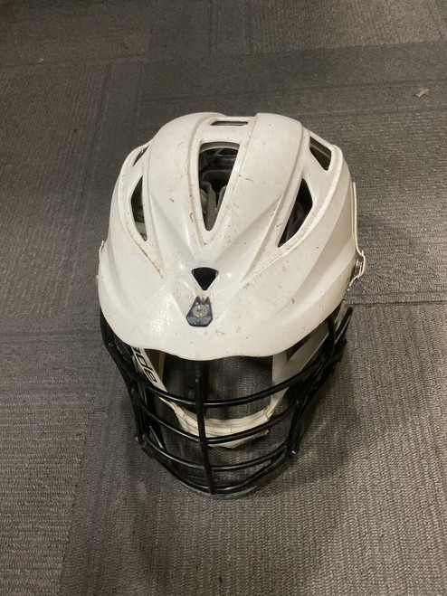 Vist Large View of Product Image Which is Used Cascade PRO 7 Lacrosse Helmet White LG