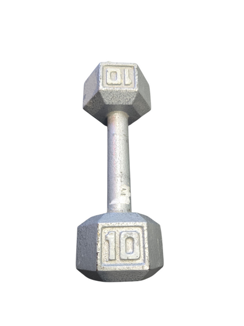 Vist Large View of Product Image Which is Used Hex Dumbbell (Each) 10 lb