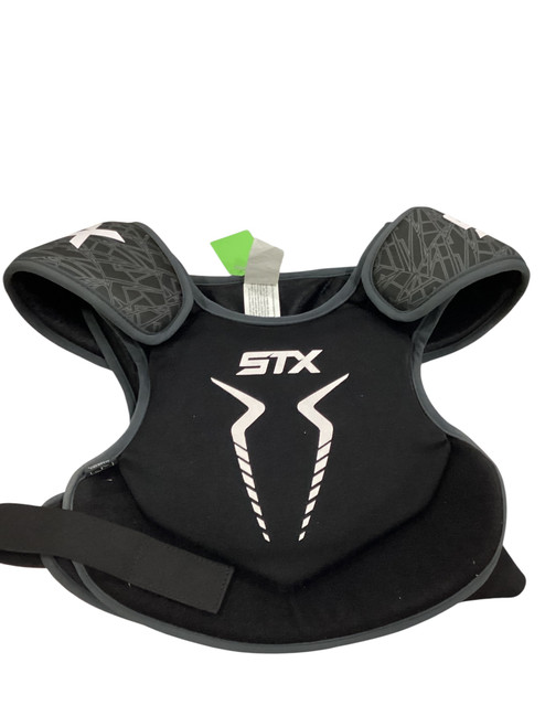 Vist Large View of Product Image Which is Used STX STALLION 75 Lacrosse Shoulder Pads Black MD