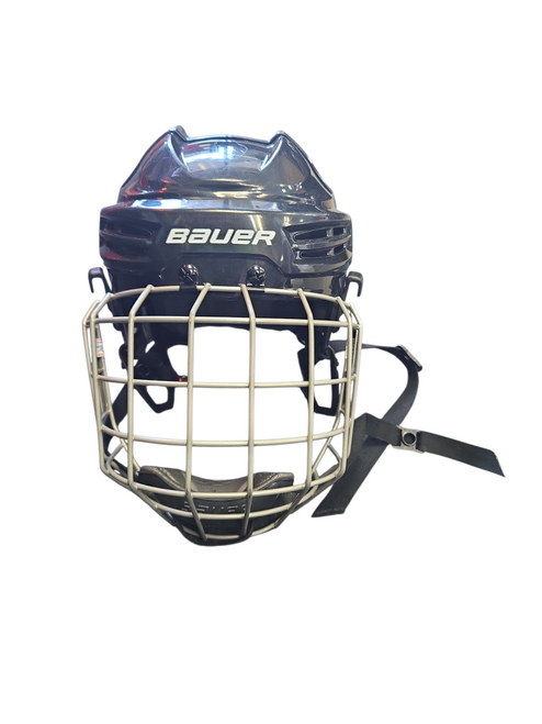 Vist Large View of Product Image Which is Used Bauer IMS 5.0 Helmet Cage Combo Black MD
