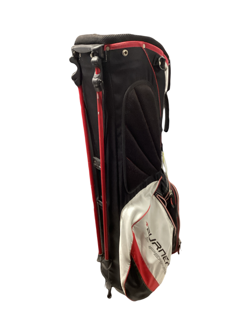Vist Large View of Product Image Which is Used Taylormade BURNER SUPERFAST Mens Stand Bag Black