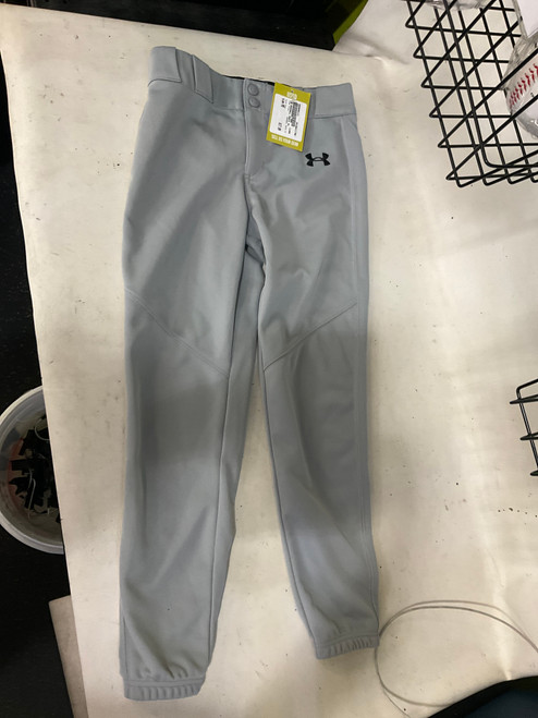 Vist Large View of Product Image Which is Used Under Armour BASEBALL PANTS YM BB/SB Pant Boys Grey MD