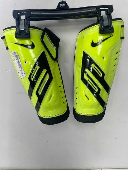 Vist Large View of Product Image Which is Used Nike Soccer Shin Guards Adult Green MD