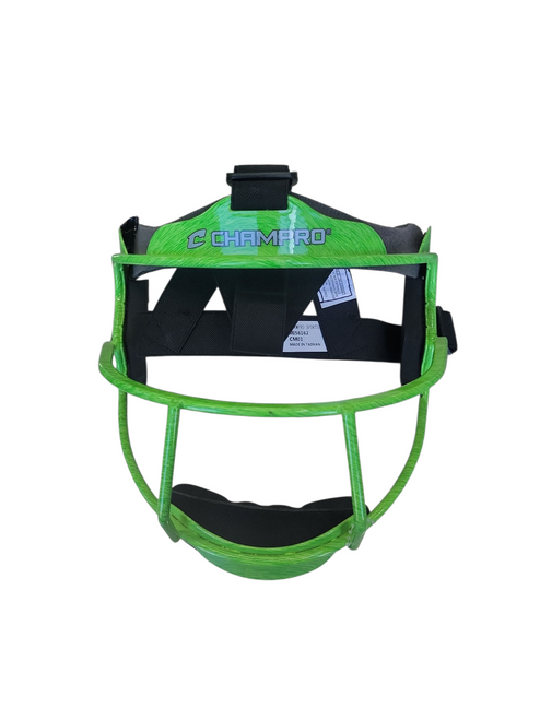 Vist Large View of Product Image Which is Used Champro ADULT MASK BB/SB Fielders Mask Green One Size