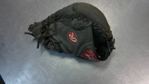 Vist Large View of Product Image Which is Used Rawlings PREMIUM SERIES BB/SB Catchers RH Throw Black 32 1/2"