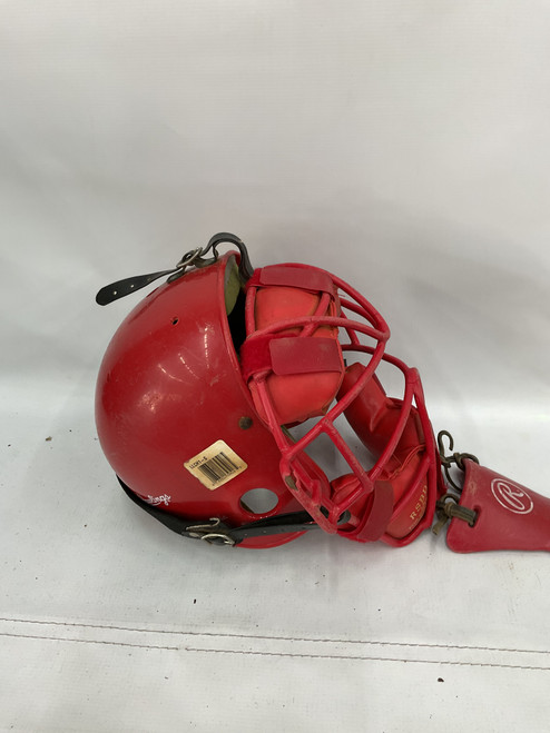 Vist Large View of Product Image Which is Used Rawlings RED MASK Umpire Mask