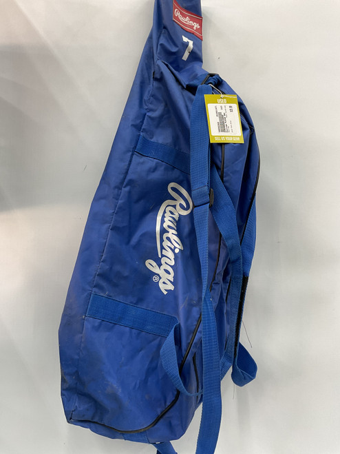 Vist Large View of Product Image Which is Used Rawlings PLAYER BAG BB/SB Player Carry Bag Navy Blue