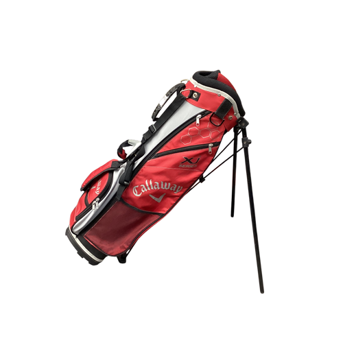 Vist Large View of Product Image Which is Used Callaway XJ SERIES Jr Stand Bag Red