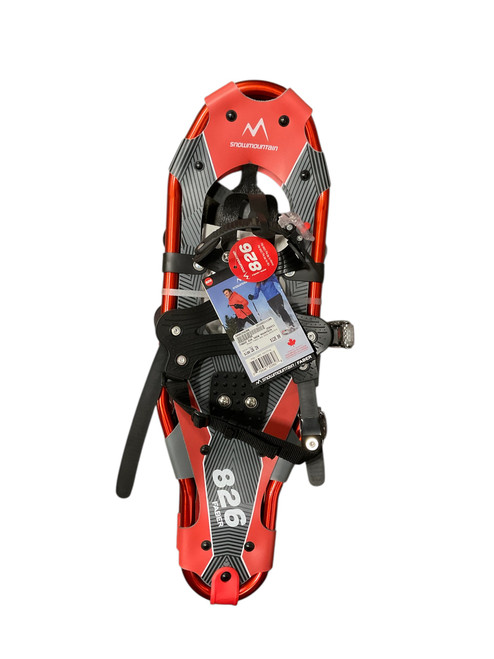 Vist Large View of Product Image Which is Used FABER 826 SNOW MOUNTAIN Snowshoes Mens Red 26"