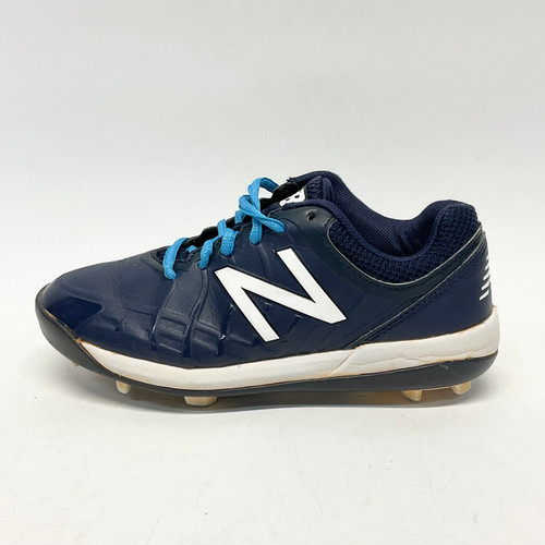 Vist Large View of Product Image Which is Used New Balance J4040 BB/SB Cleats Navy Blue Junior 02