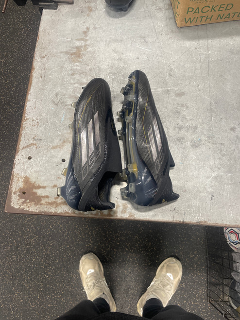 Vist Large View of Product Image Which is Used Adidas Soccer Cleats Black Senior 9