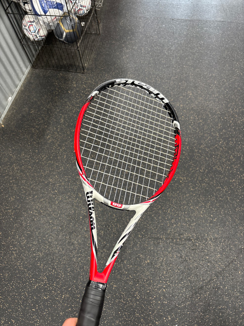 Vist Large View of Product Image Which is Used Wilson STEAM Adult Tennis Racquet None Unknown