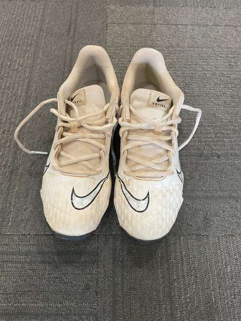 Vist Large View of Product Image Which is Used Nike SOFTBALL BB/SB Cleats White Senior 7.5