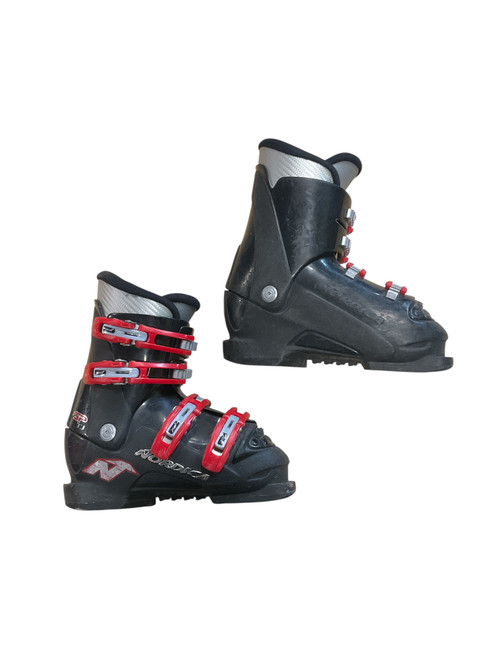 Vist Large View of Product Image Which is Used Nordica GP TJ Boys DH Ski Boot Black 190 MP - Y12