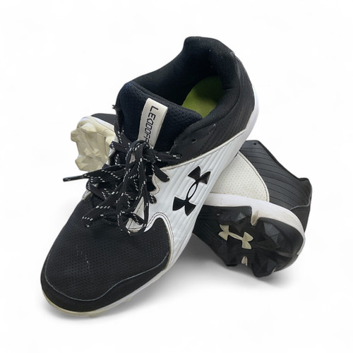Vist Large View of Product Image Which is Used Under Armour LEADOFF BB/SB Cleats Black Junior 06
