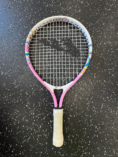 Vist Large View of Product Image Which is Used WEIERFU TORNADO 17 Junior Tennis Racquet Pink 19"