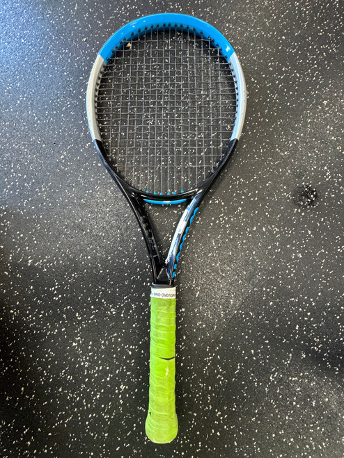 Vist Large View of Product Image Which is Used Wilson ULTRA 100 V 3.0 Adult Tennis Racquet Black Unknown