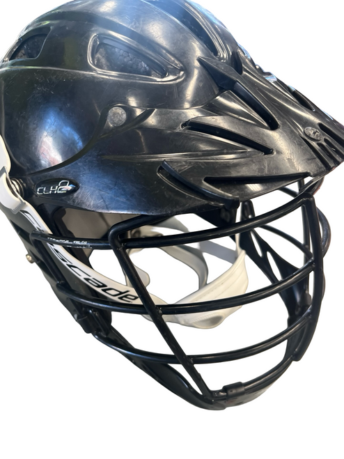 Vist Large View of Product Image Which is Used Cascade CLH2 Lacrosse Helmet Black One Size