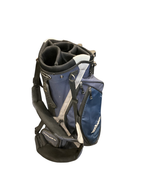 Vist Large View of Product Image Which is Used Wilson NAVY STAND BAG Mens Stand Bag Navy Blue