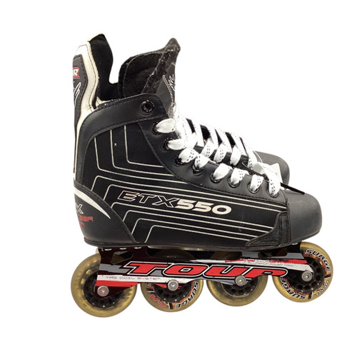 Vist Large View of Product Image Which is Used Tour ETX 550 Senior Rec Fitness Skates Black Senior 8