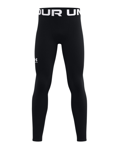 Vist Large View of Product Image Which is Under Armour Coldgear Youth Leggings
