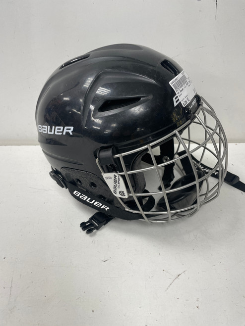 Vist Large View of Product Image Which is Used Bauer LIL SPORT Helmet Cage Combo Black XS