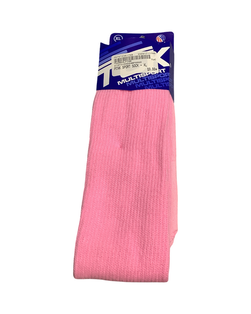 Vist Large View of Product Image Which is PINK SPORT SOCK XL
