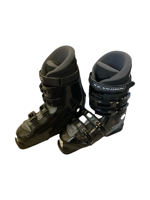 Vist Large View of Product Image Which is Used Salomon PERFORMA 6.0 Mens DH Ski Boot Black 265 MP - M08.5 - W09.5