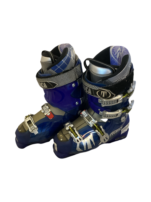 Vist Large View of Product Image Which is Used Tecnica VENTO 8 Mens DH Ski Boot Royal Blue 265 MP - M08.5 - W09.5