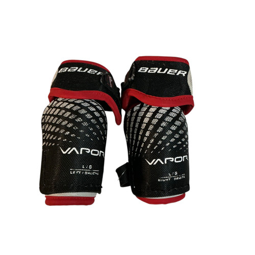 Vist Large View of Product Image Which is Used Bauer VAPOR Junior Elbow Pads LG