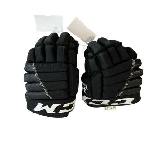 Vist Large View of Product Image Which is Used CCM T4R Youth Gloves Black 9"