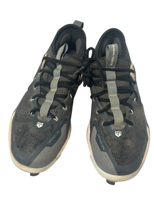 Vist Large View of Product Image Which is Used Nike Force Zoom Trout 9 Elite FB2906-001 Mens Metal Baseball Cleats Black Size 7