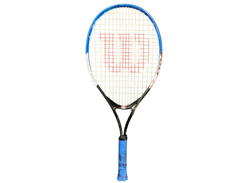 Vist Large View of Product Image Which is Used Wilson VOLT 25 Junior Tennis Racquet Royal Blue 25"